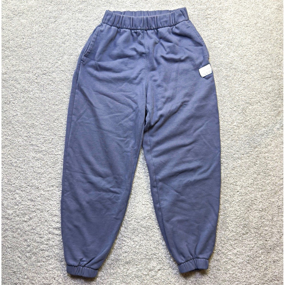 Hollister Womens XS Gray Adjustable Rise Fleece Jogger Sweatpants Pockets